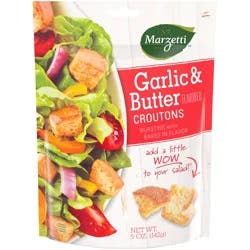 Marzetti Garlic & Butter Flavored Croutons 5 oz. Bag