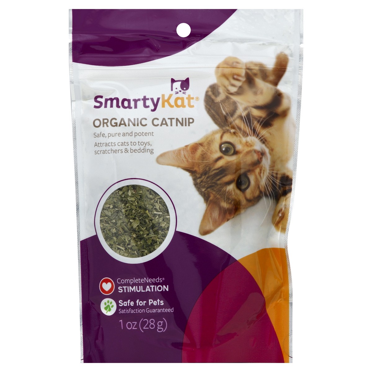 slide 3 of 3, SmartyKat Organic Catnip, 1 oz