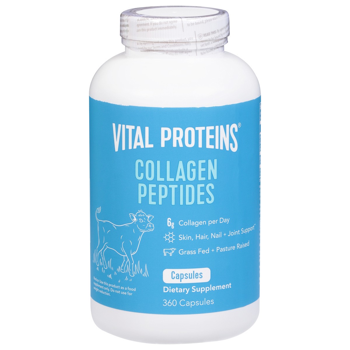 slide 1 of 9, Vital Proteins Collagen Peptides 360 Capsules, 360 ct