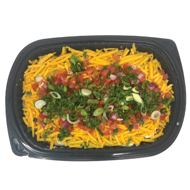slide 1 of 1, Zerbos - Prepared Foods Vegan 7 Layer Mexican Dip, 10 oz