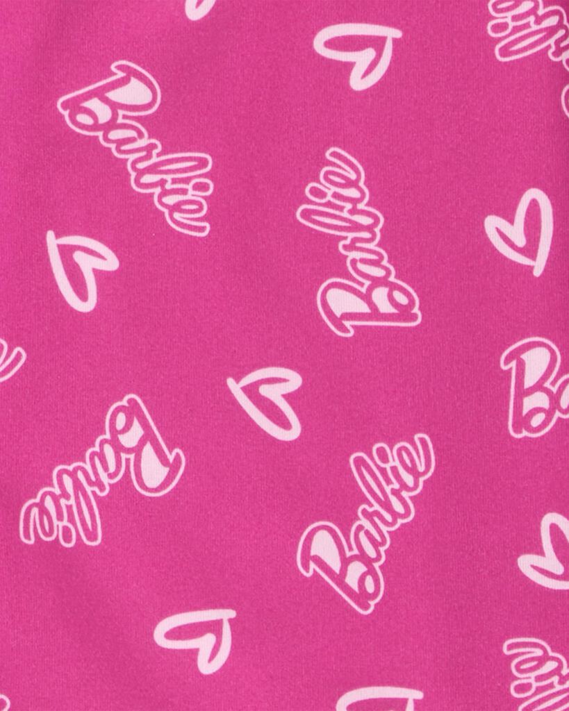 slide 2 of 2, Carter's Kid 2-Piece Barbie Coat Style Poly Pajamas Pink 8, 1 ct