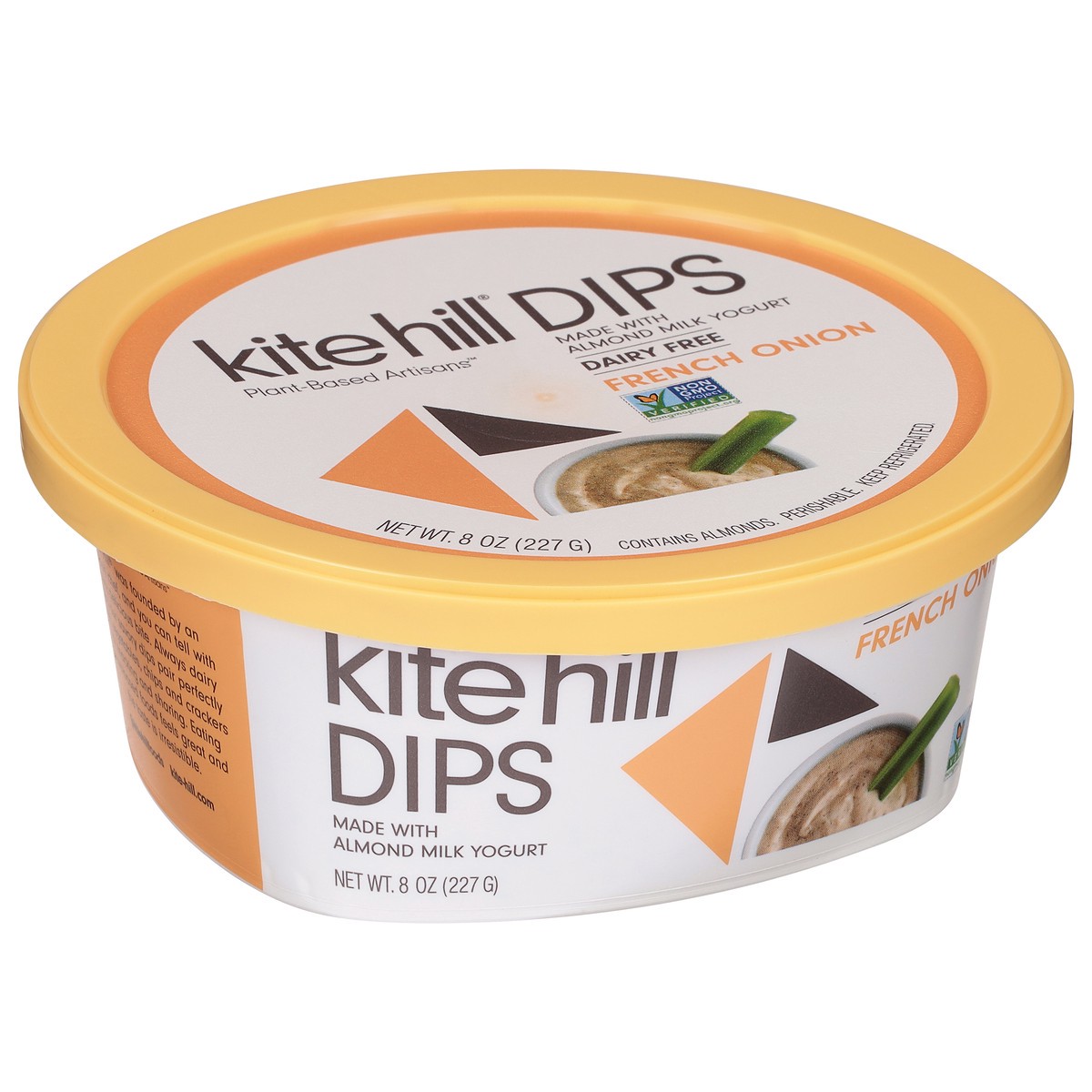 slide 6 of 9, Kite Hill Dairy-Free French Onion Dip, 8 oz