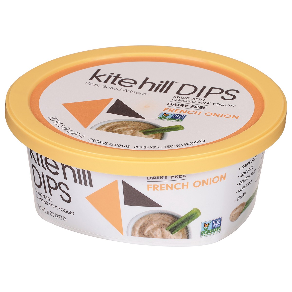 slide 4 of 9, Kite Hill Dairy-Free French Onion Dip, 8 oz