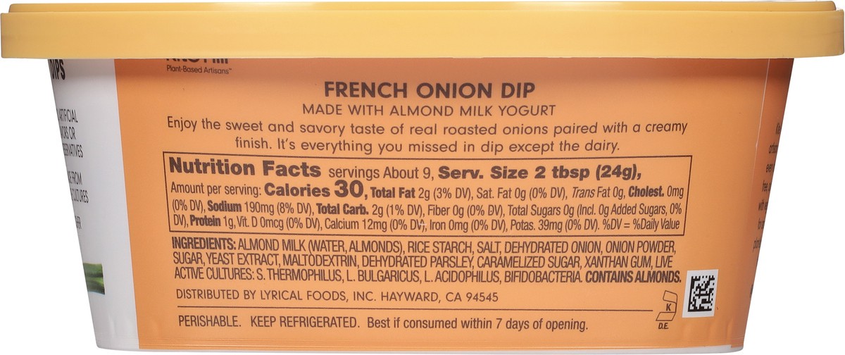 slide 2 of 9, Kite Hill Dairy-Free French Onion Dip, 8 oz