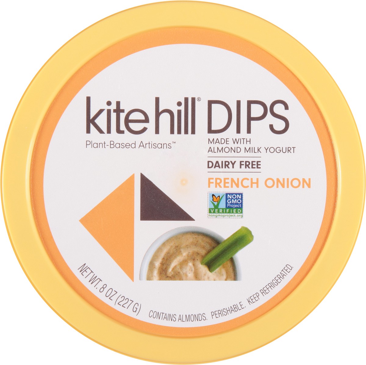 slide 5 of 9, Kite Hill Dairy-Free French Onion Dip, 8 oz