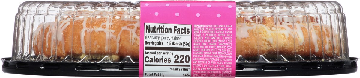 slide 4 of 16, Sweet P's Bake Shop Cinnamon Danish Coffee Cake 16 oz, 16 oz