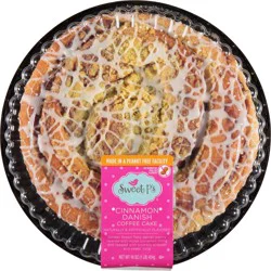 Sweet P's Bake Shop Cinnamon Danish Coffee Cake 16 oz