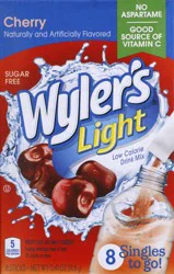 Wyler's Light Drink Sticks Cherry 8ct