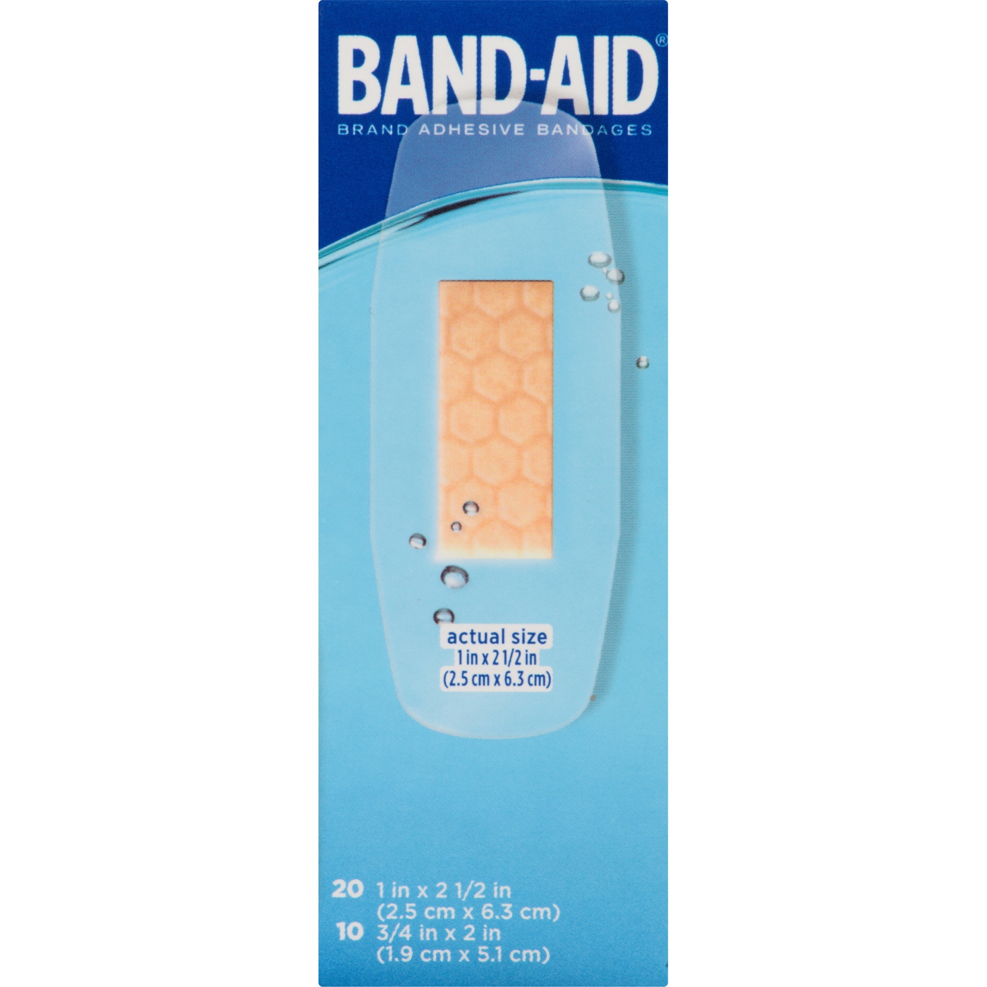 slide 5 of 6, BAND-AID Clear Water Block Bandages, 30 ct