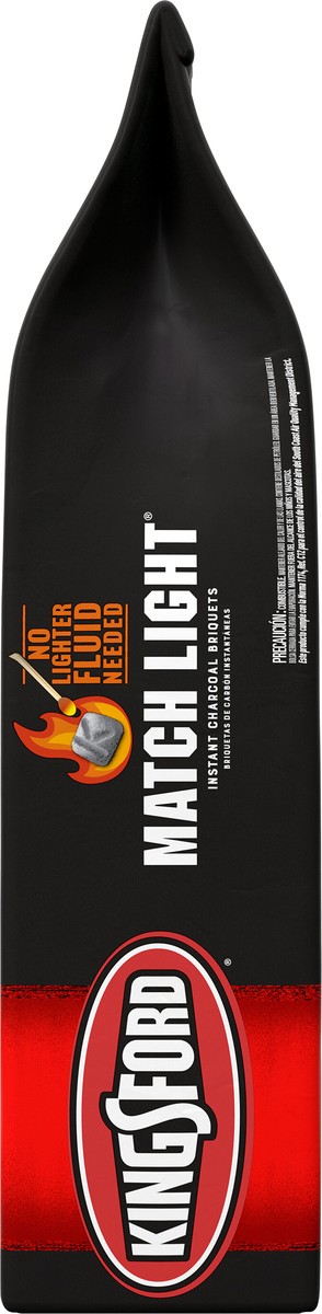 slide 7 of 12, Kingsford Match Light Instant Charcoal Briquettes BBQ Charcoal, 12 lb