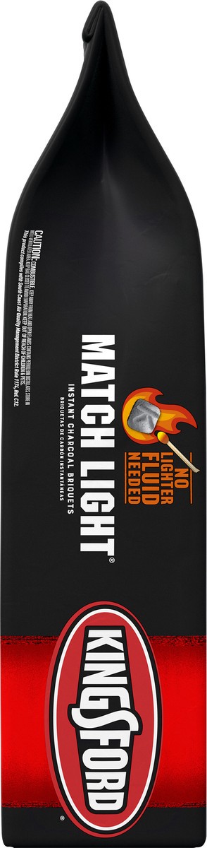 slide 2 of 12, Kingsford Match Light Instant Charcoal Briquettes BBQ Charcoal, 12 lb