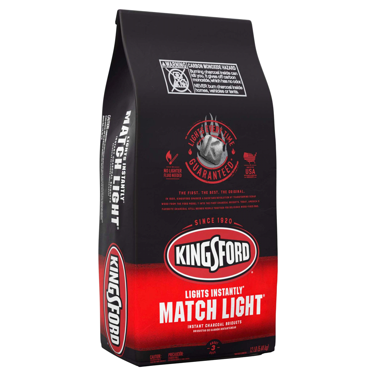 slide 1 of 5, Kingsford Match Light Instant Charcoal Briquettes, 12 lb