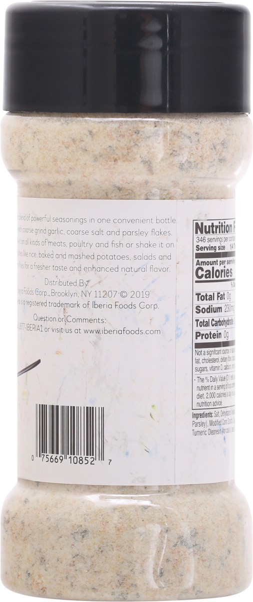 slide 3 of 9, Iberia Flavors Garlic Salt with Parsley 11 oz, 11 oz