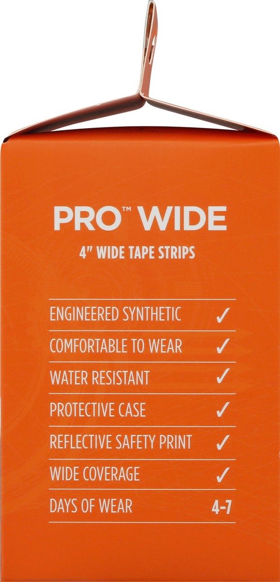 slide 10 of 11, KT Tape Pro Wide Precut Jet Black Sport Tape 10 ea, 10 ct