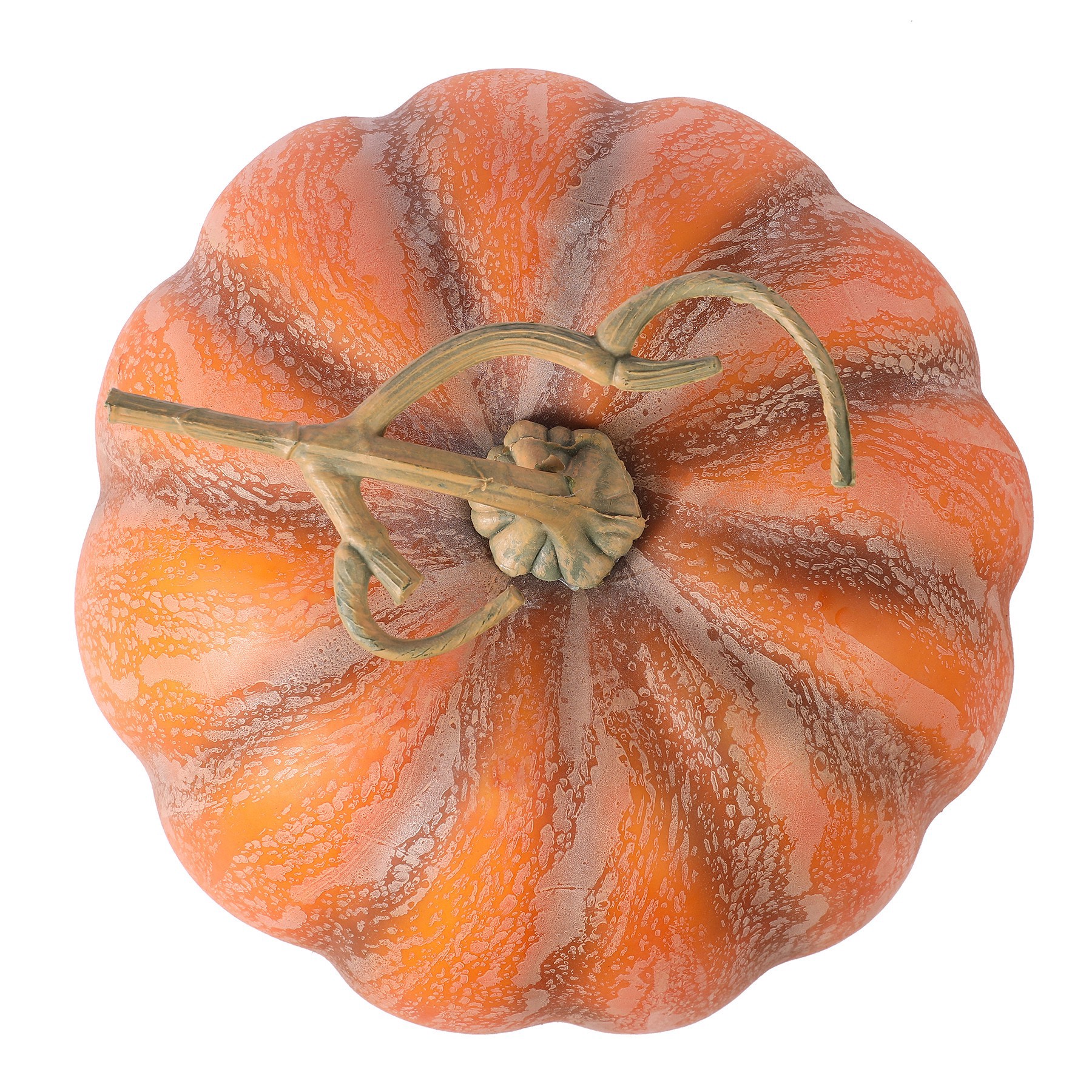 slide 2 of 2, 13.5" Tall Dark Orange Decorative Pumpkin By Ashland, 13.5 in
