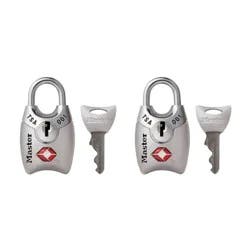 Master Lock Luggage Key Padlock Silver