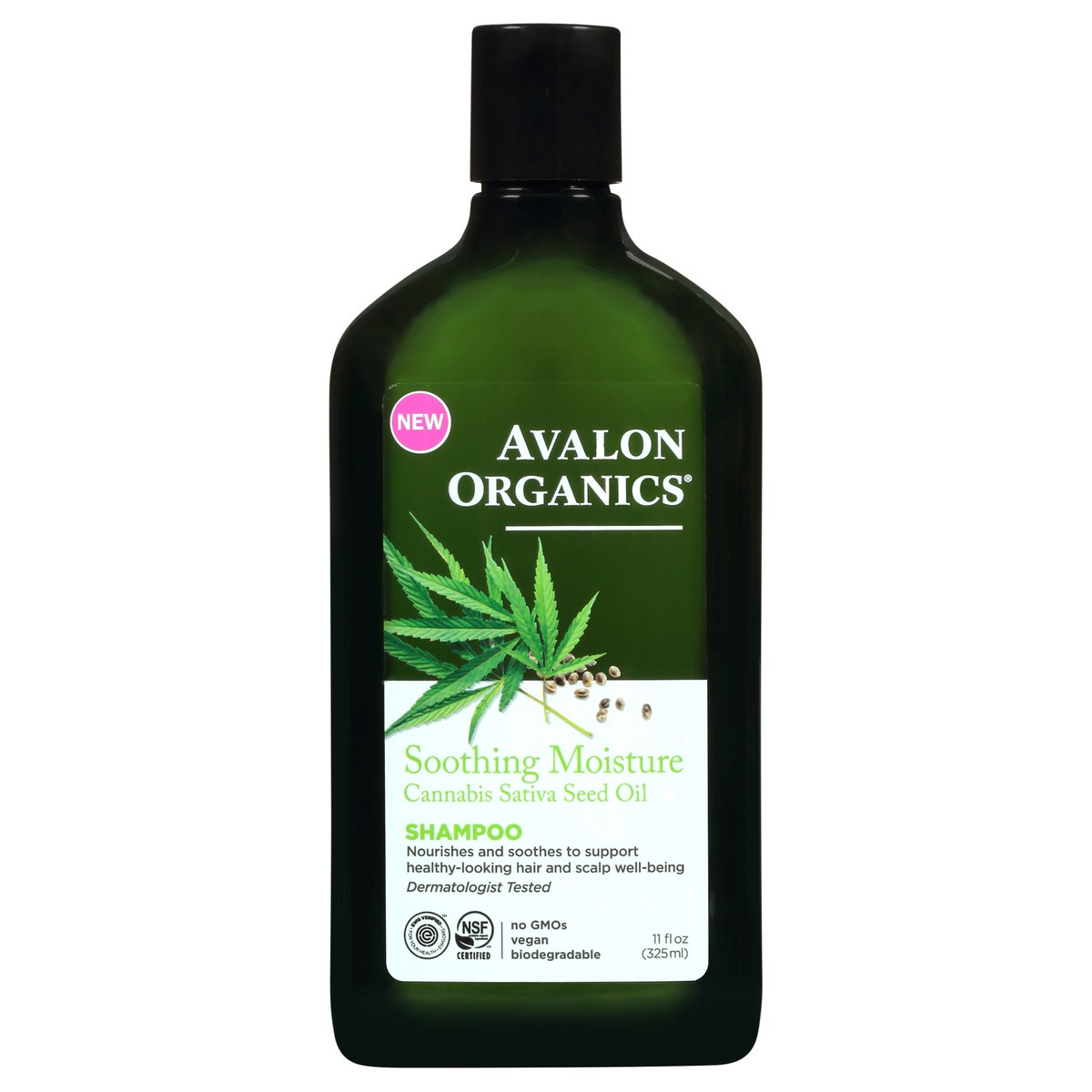 slide 9 of 9, Avalon Organics Avalon Shamp Sth/Moist Cnabis, 1 ct