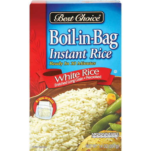 slide 1 of 1, Best Choice Boil in a Bag Rice, 14 oz