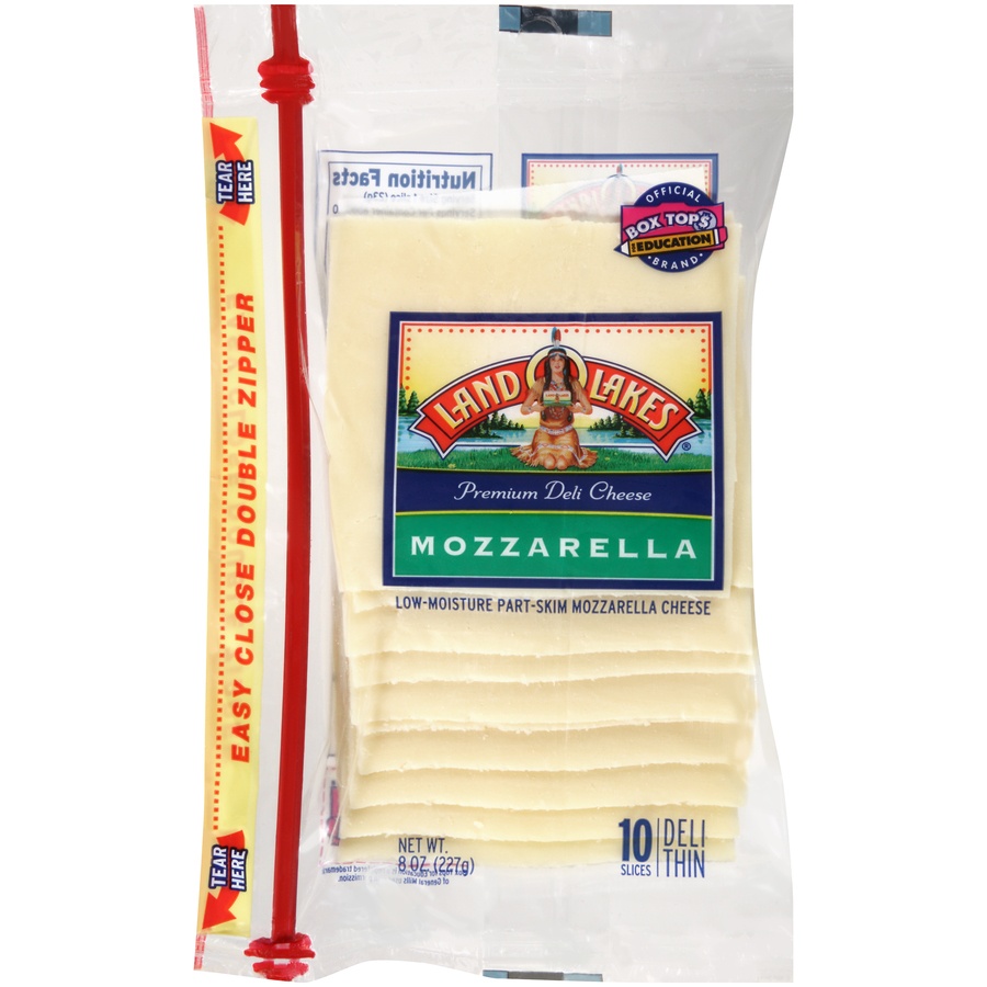 Land Olakes Cheese Deli Thin Slices Mozzarella 8 Oz Shipt