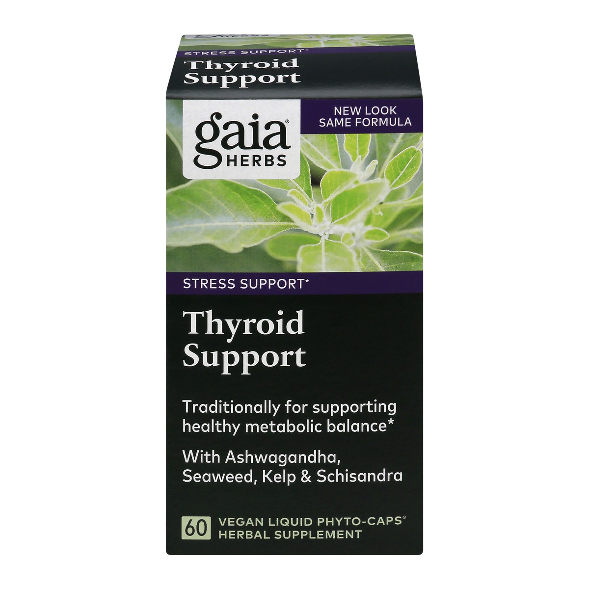 slide 1 of 13, Gaia Herbs Thyroid Support 60 ea, 60 ct