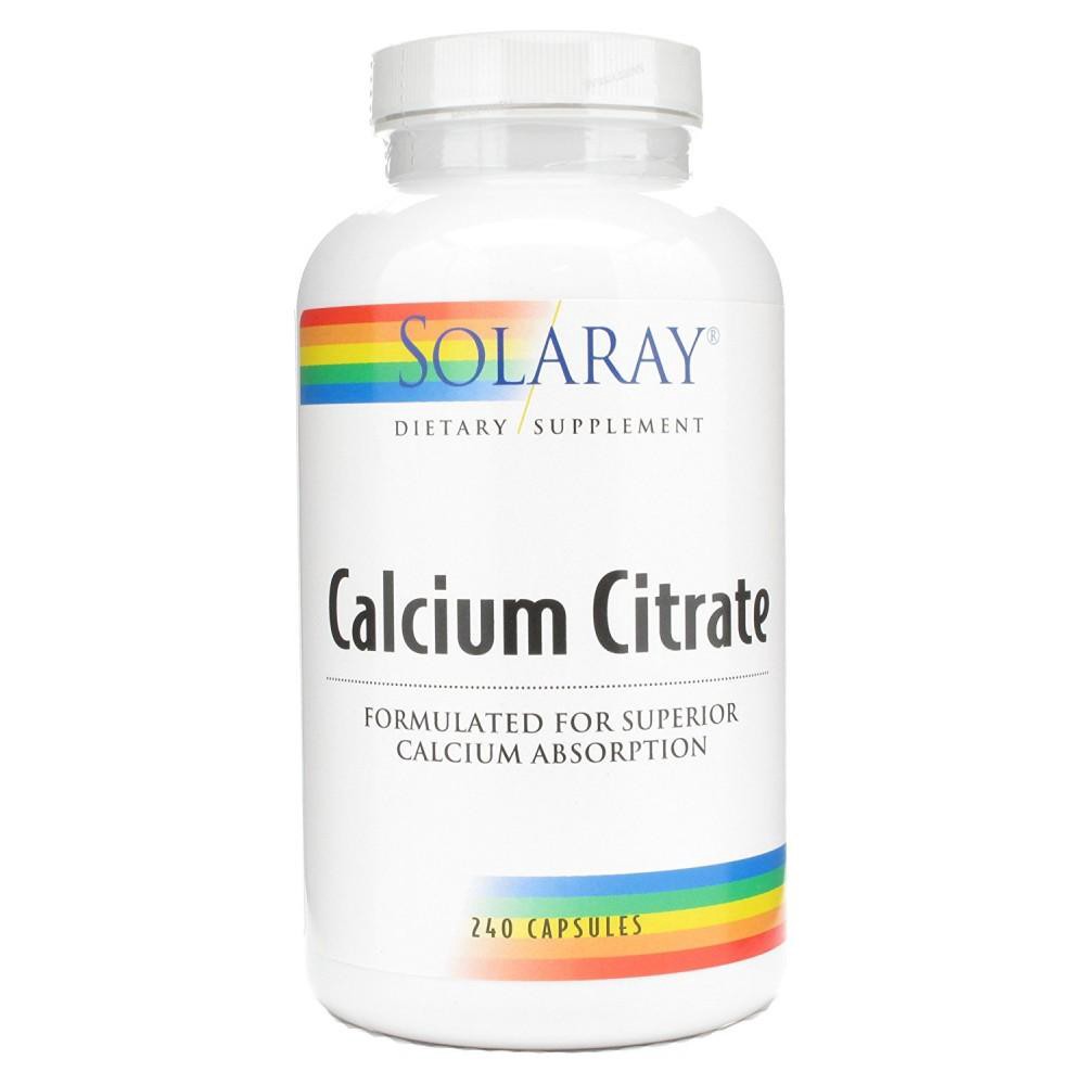 slide 1 of 1, Solaray Calcium Citrate (Veggie Caps), 1 ct