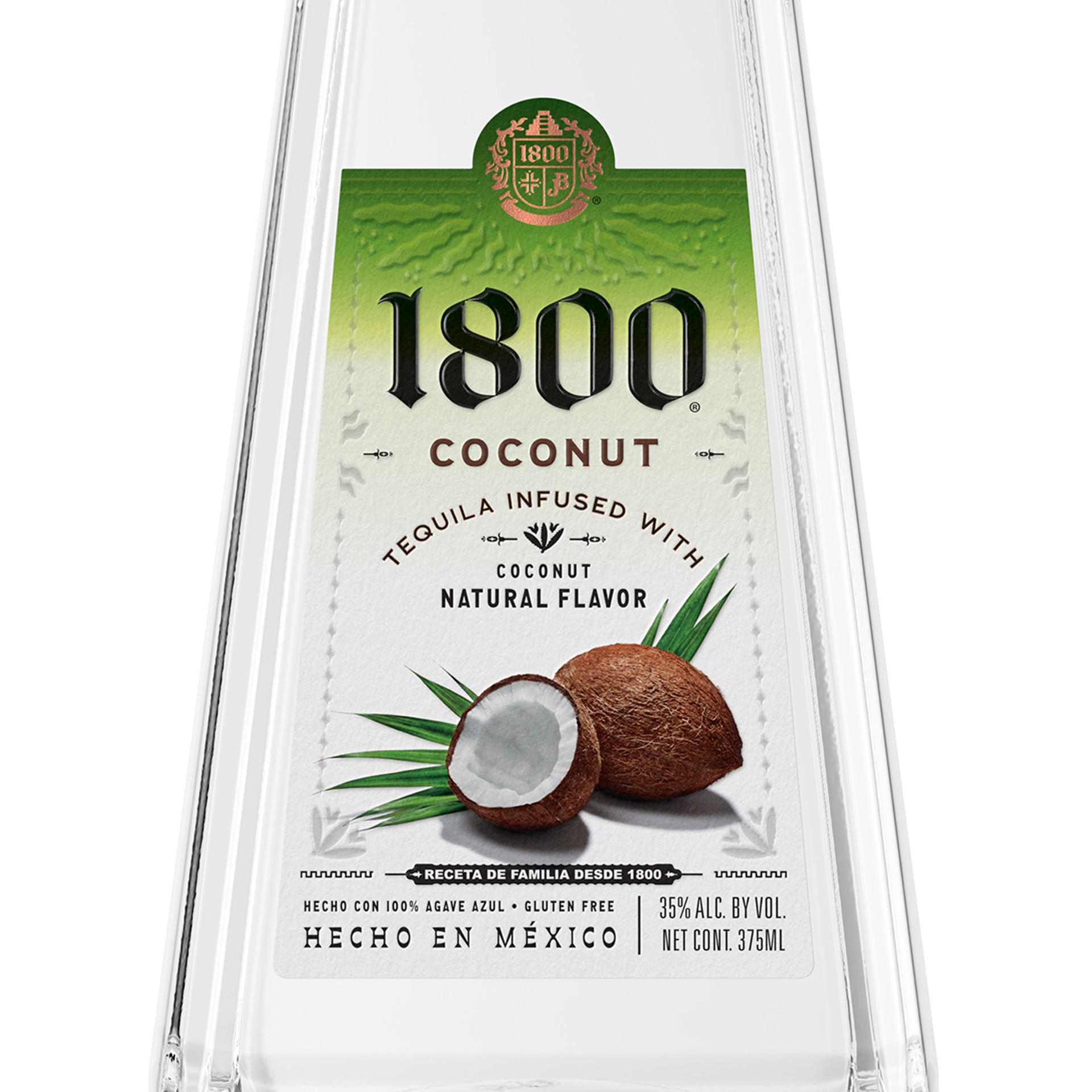 slide 8 of 10, 1800 Tequila Coconut 70 Proof - 375 ml, 375 ml