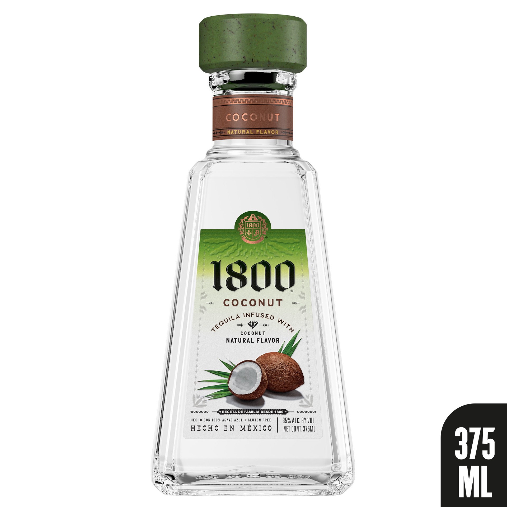 slide 4 of 10, 1800 Tequila Coconut 70 Proof - 375 ml, 375 ml