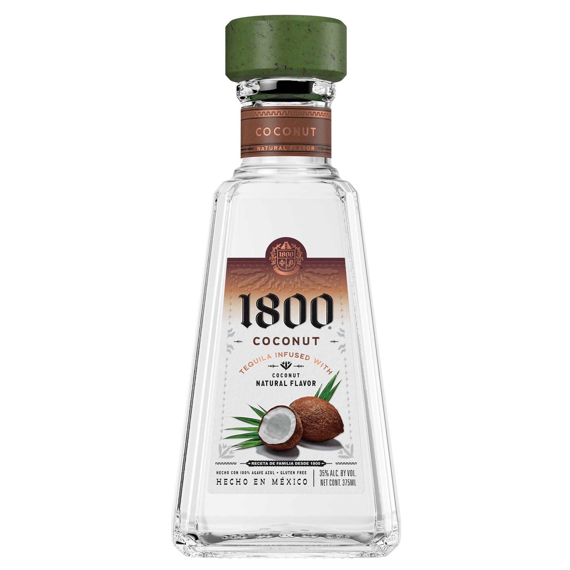 slide 1 of 10, 1800 Tequila Coconut 70 Proof - 375 ml, 375 ml