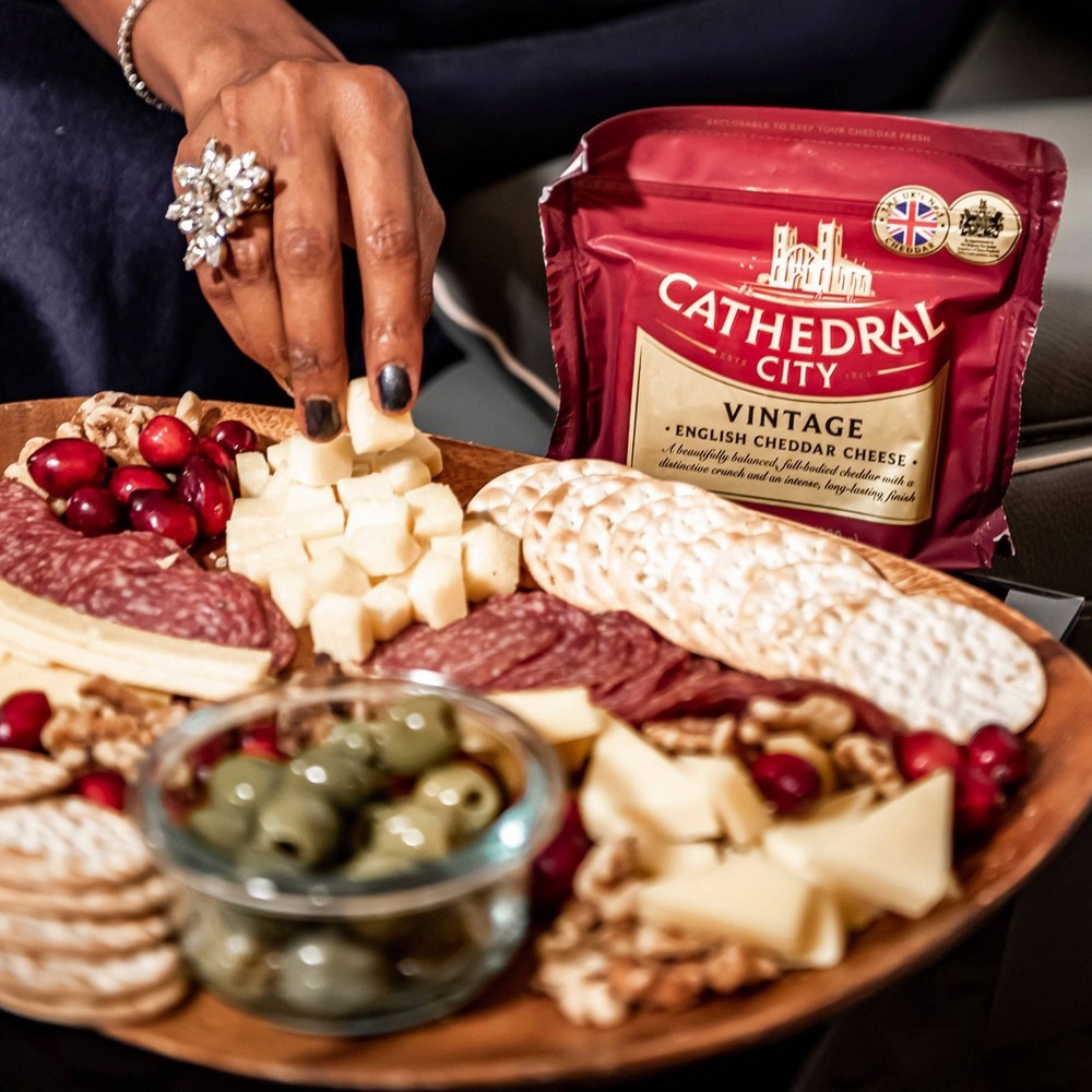 slide 3 of 4, Cathedral City Cheddar White Vintage, 7 oz