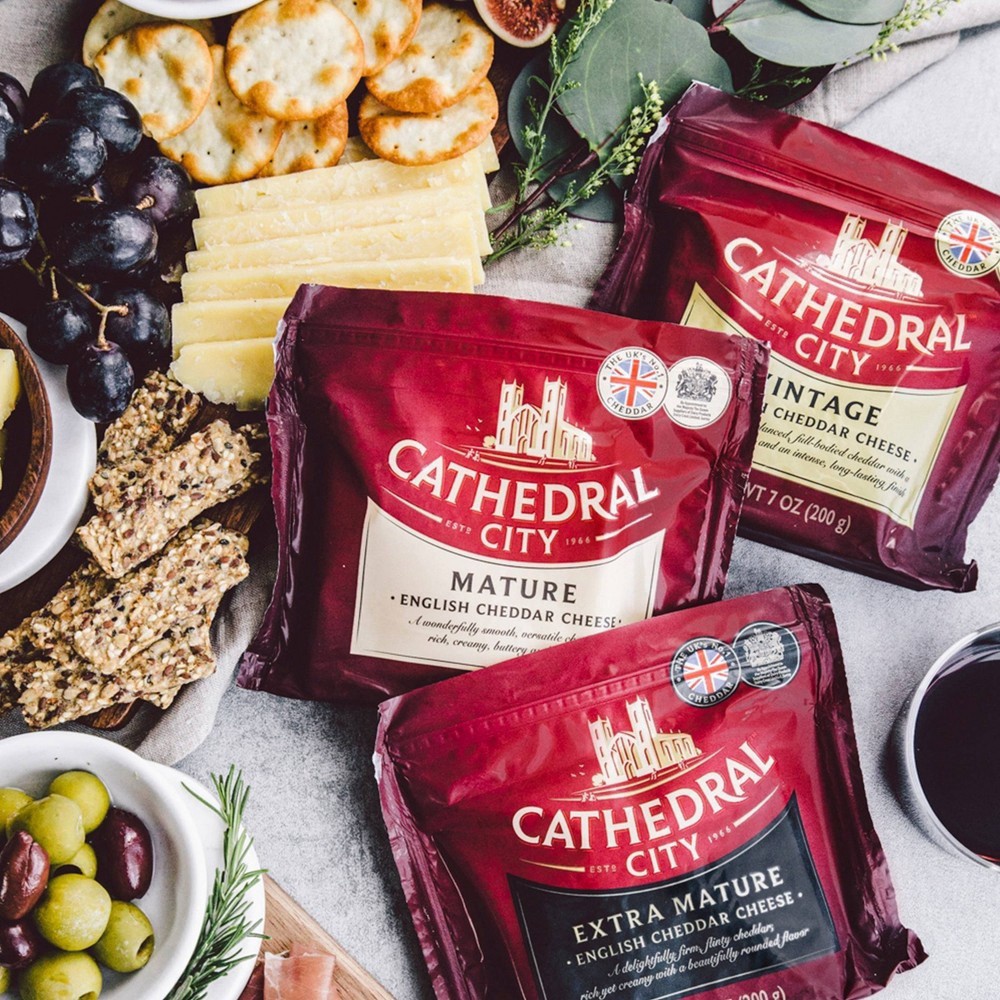 slide 2 of 4, Cathedral City Cheddar White Vintage, 7 oz