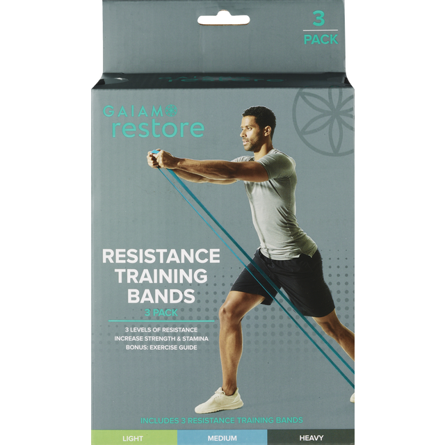 slide 1 of 1, Gaim Restr Resist Train Bands 3Ct, 1 ct