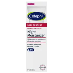 Cetaphil Redness Relieving Night Moisturizer, 1.7 Fl Oz