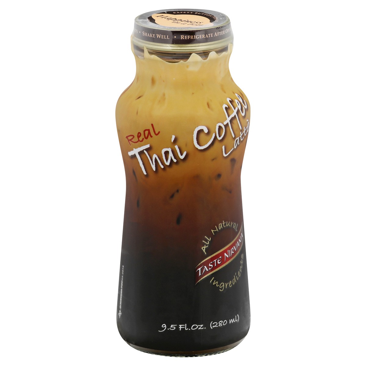 slide 2 of 10, Taste Nirvana Real Thai Coffee Latte, 9.5 oz
