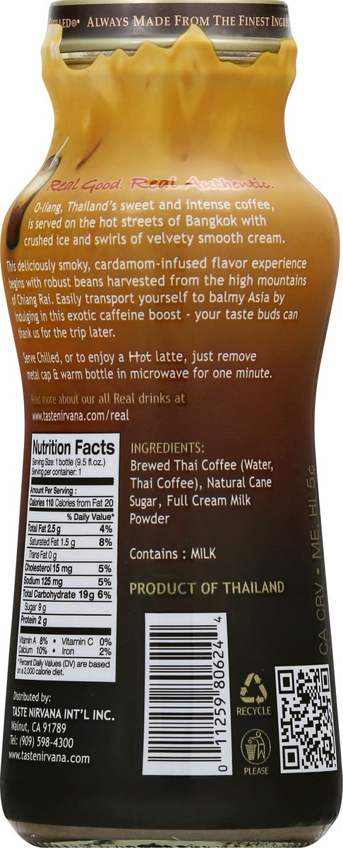 slide 10 of 10, Taste Nirvana Real Thai Coffee Latte, 9.5 oz
