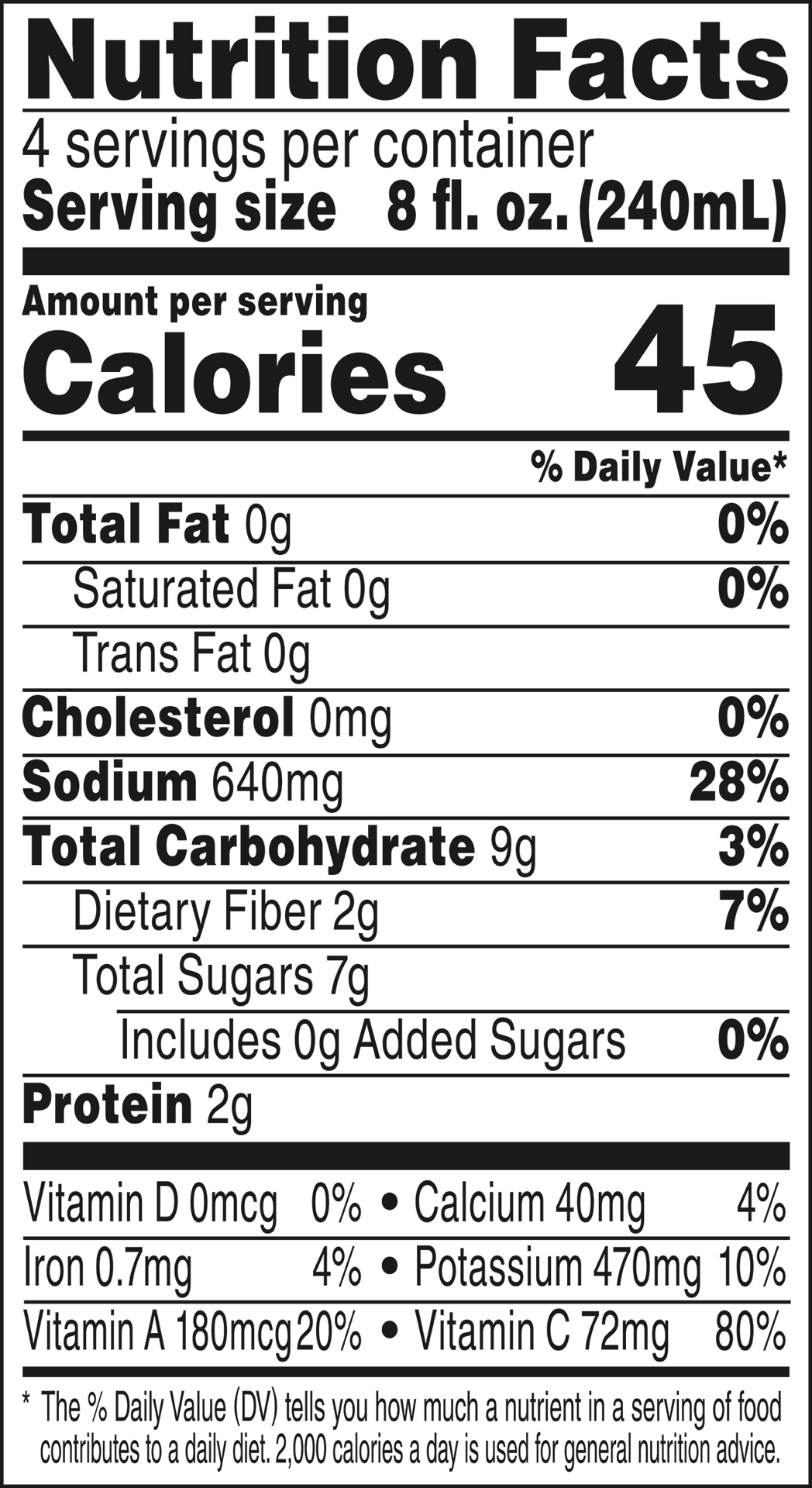 slide 2 of 5, V8 Original 100% Vegetable Juice - 32 fl oz, 32 fl oz