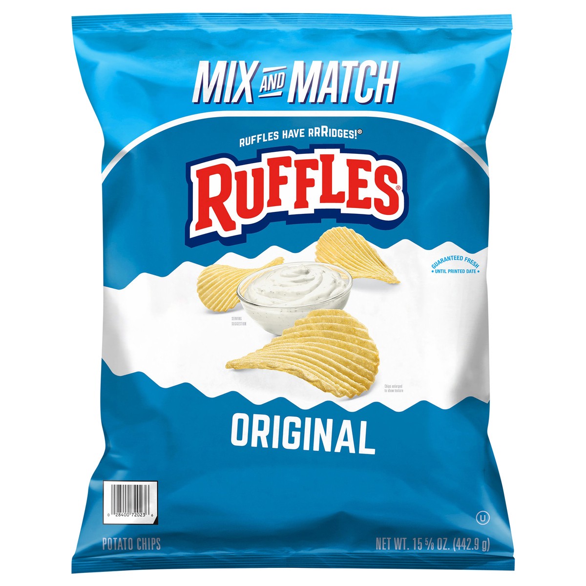 slide 2 of 6, Ruffles Potato Chips, Original, 15.62 oz