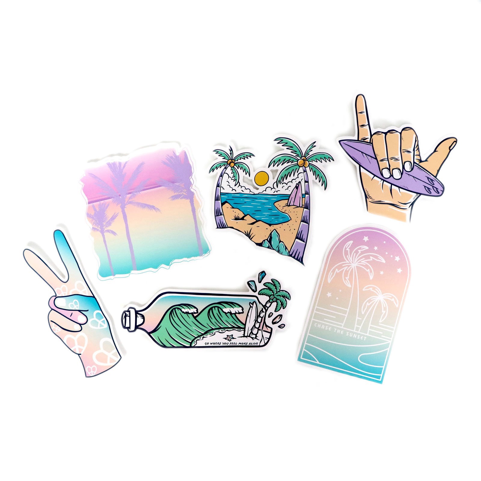 slide 8 of 8, Vinyl Diecut Beach Sticker Set By Recollections, 5 in x 6.5 in