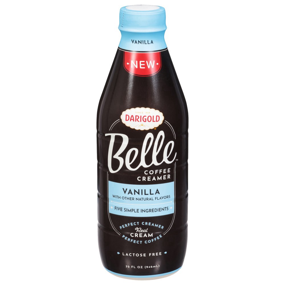 slide 1 of 3, Darigold® Belle™ Lactose Free Vanilla Coffee Creamer, 32 fl oz