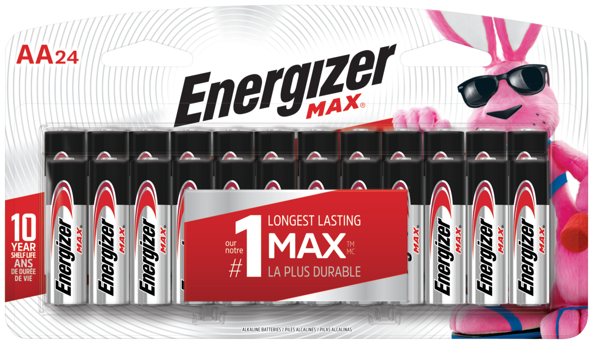 slide 1 of 3, Energizer Max AA Batteries, 24 ct