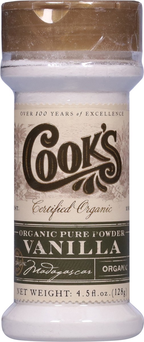 slide 9 of 12, Cook's Organic Pure Powder Vanilla 4.5 fl oz, 4.5 fl oz