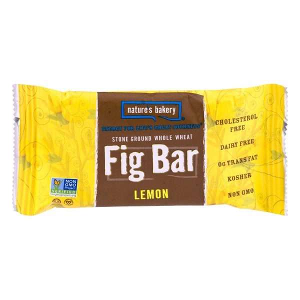 slide 1 of 1, Nature's Bakery Stone Ground Whole Wheat Fig Bar Lemon, 2 oz