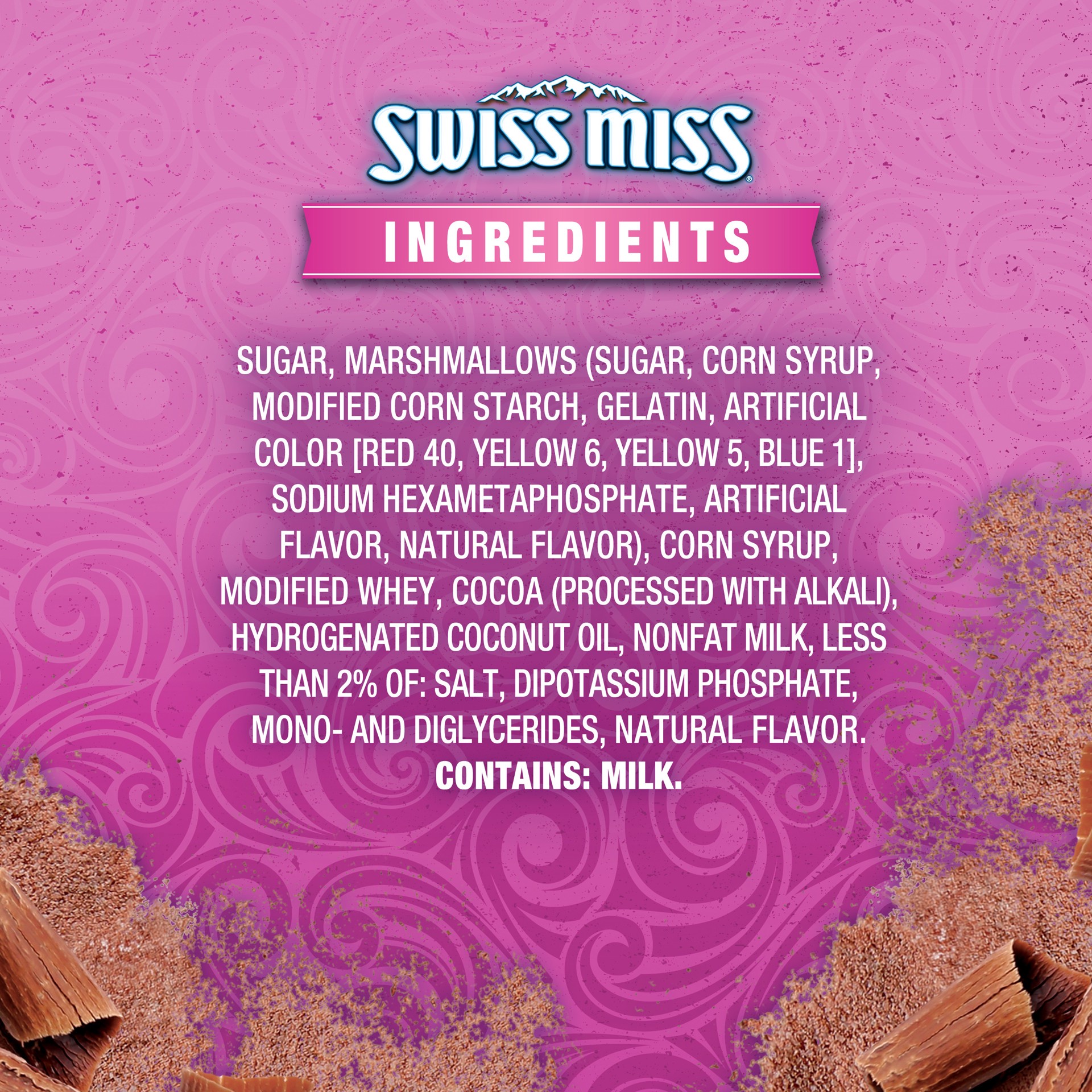 slide 5 of 5, Swiss Miss Unicorn Marshmallows Hot Cocoa Mix, 6 Count Hot Cocoa Mix Packets, 6 ct