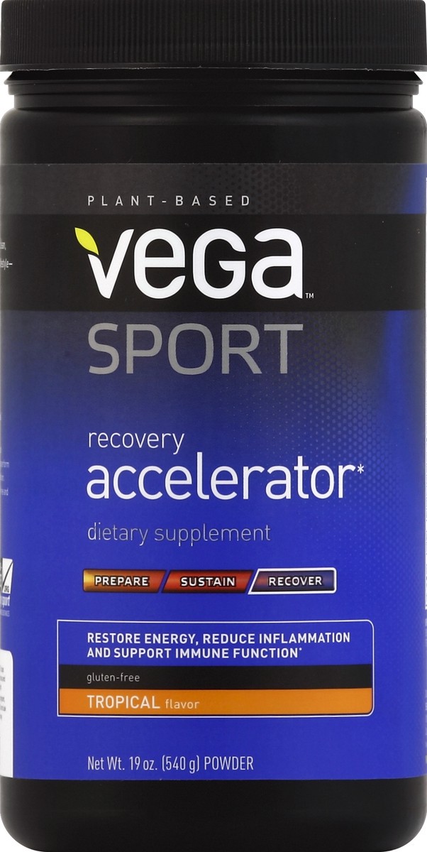 slide 5 of 6, Vega Sport Tropical Recovery Accelerator, 19 oz