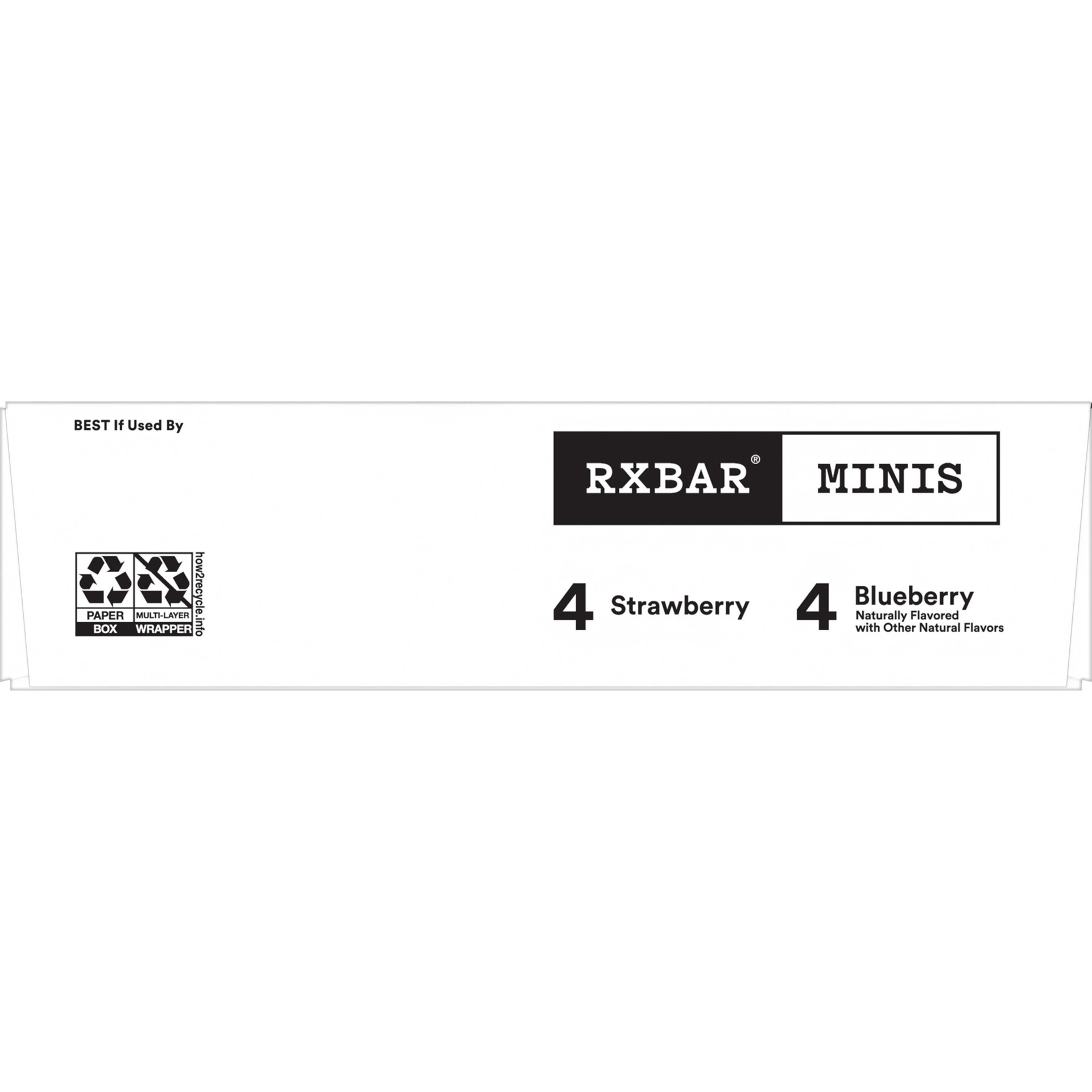 slide 2 of 5, RXBAR Minis Protein Bars, Gluten Free Snacks, Breakfast Snacks, Variety Pack, 7.3oz Box, 8 Bars, 7.3 oz