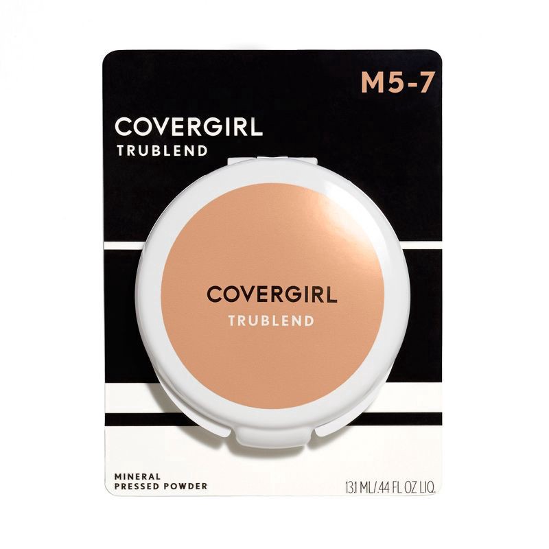 slide 1 of 5, Covergirl Trublend Pressed Powder, Translucent Medium, 1 ct