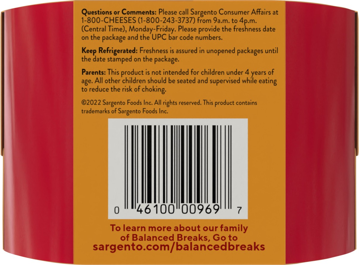 slide 6 of 9, Sargento Sweet Balanced Breaks Monterey Jack Natural Cheese, Dried Cranberries and Dark Chocolate Covered Peanuts, 3-Pack, 3 ct; 1.5 oz