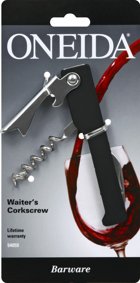 slide 6 of 9, Oneida Waiters Corkscrew - Each, 1 ct