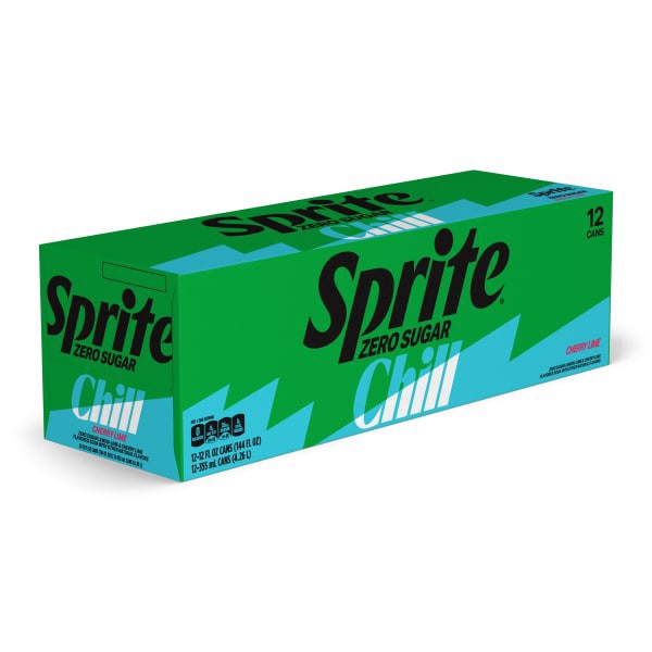 slide 5 of 13, Sprite Zero Sugar Chill Fridge Pack Cans, 12 fl oz, 12 Pack,