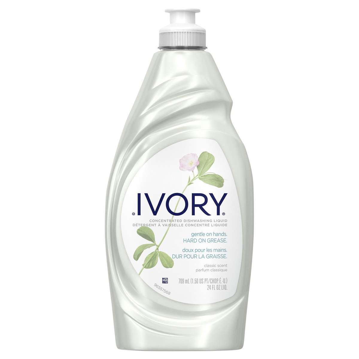 slide 1 of 6, Ivory Concentrated Dishwashing Liquid, Classic Scent, 709ml, 24 fl oz