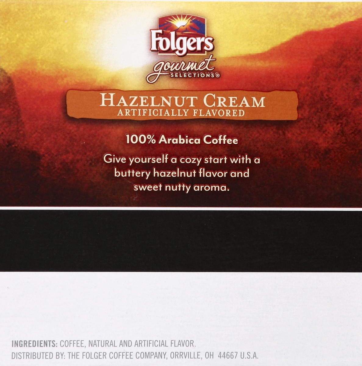 slide 4 of 6, Folgers Toasty Hazelnut Artificially Flavored Coffee, 12 K-Cup Pods - 12 ct, 12 ct